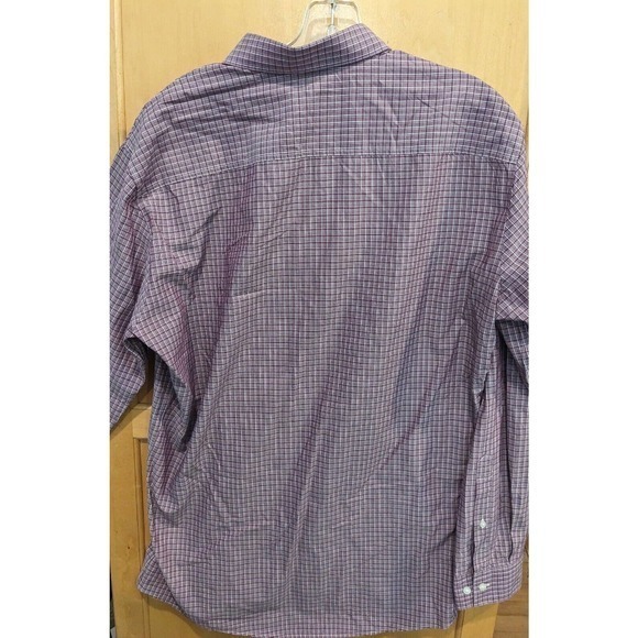 Hugo Boss Check Design Sharp Fit‎ Long Sleeve Button Shirt MENS SZ 16.5 35/36 - Picture 2 of 5